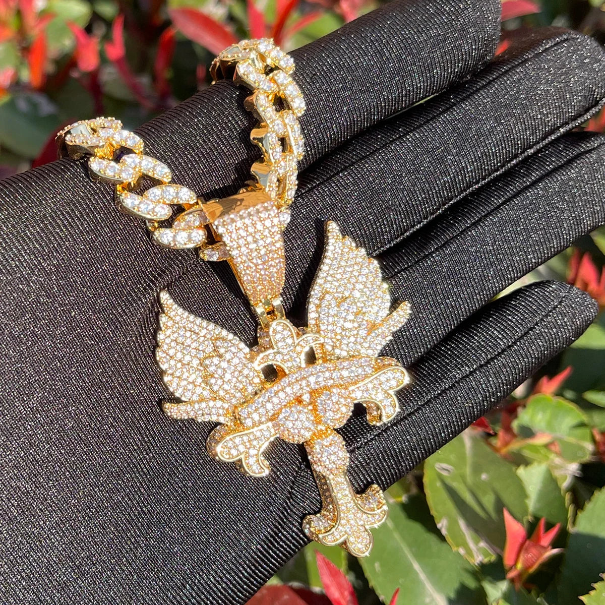 Bling "Cross XVIII" Pendant