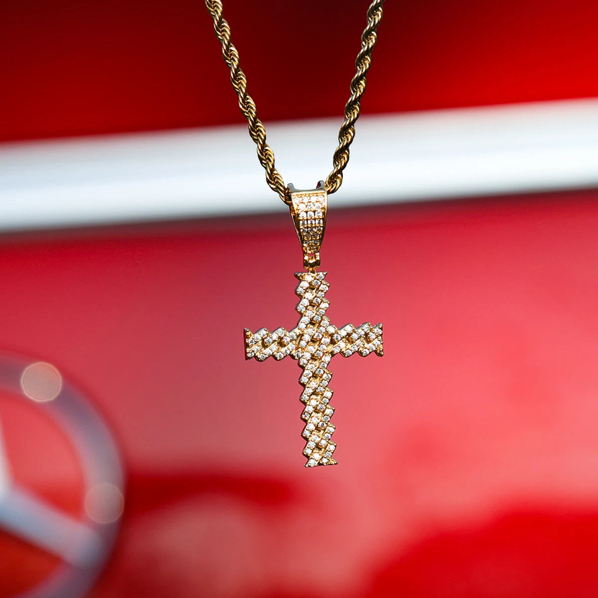 Bling "Cuban Cross" Pendant