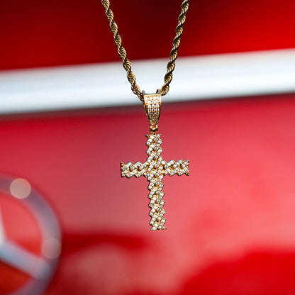 Bling "Cuban Cross" Pendant