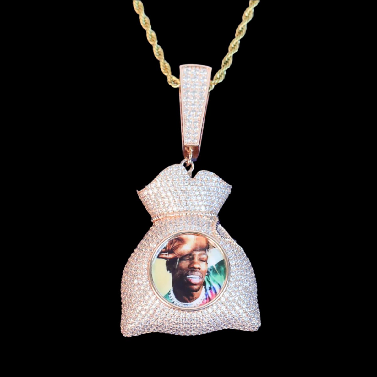 Bling "Money Bag" Custom Photo