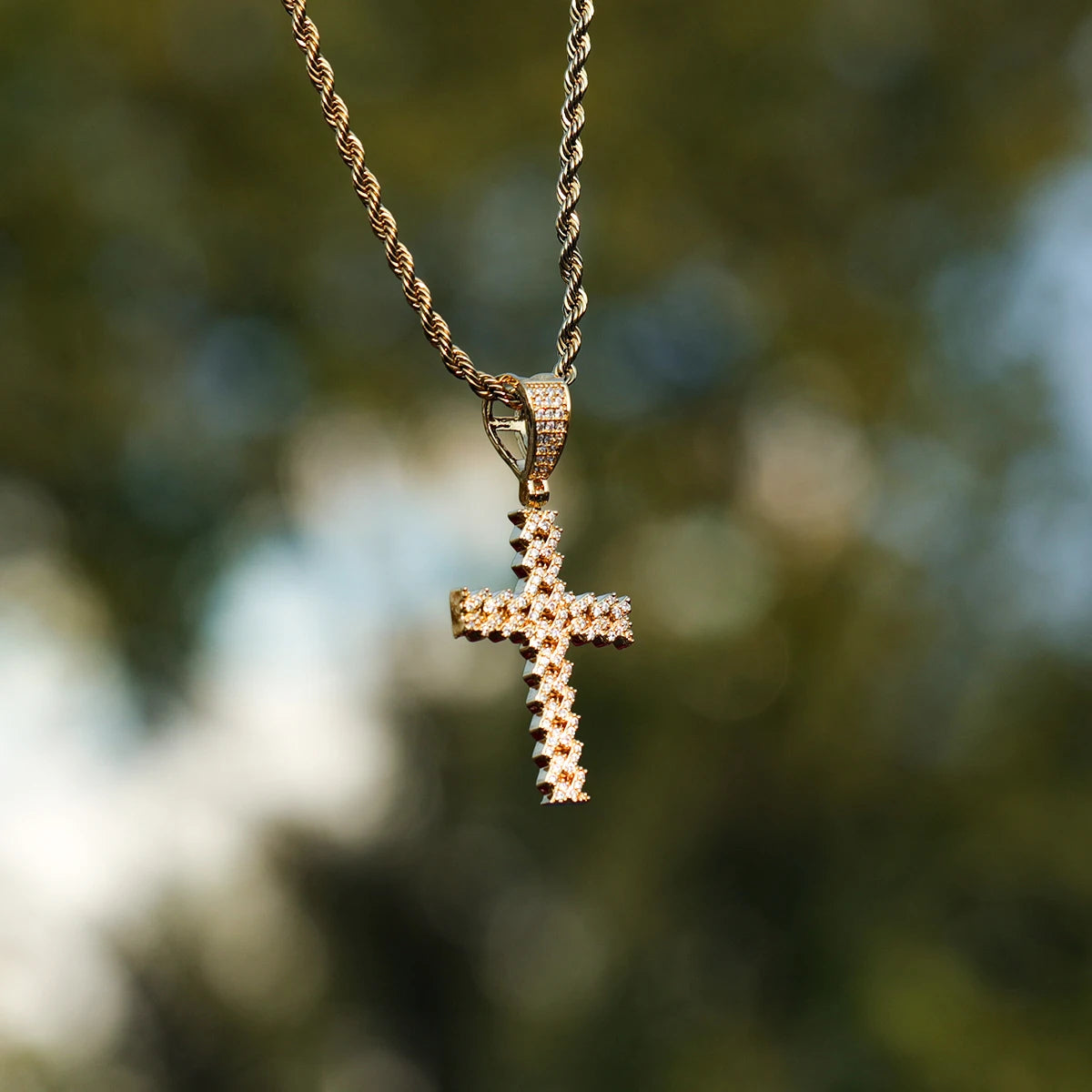 Bling "Cuban Cross" Pendant