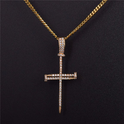 Bling "Cross" Pendant VIII