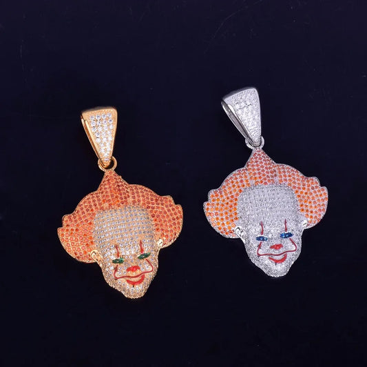 Bling "Joker Emoji" Pendant