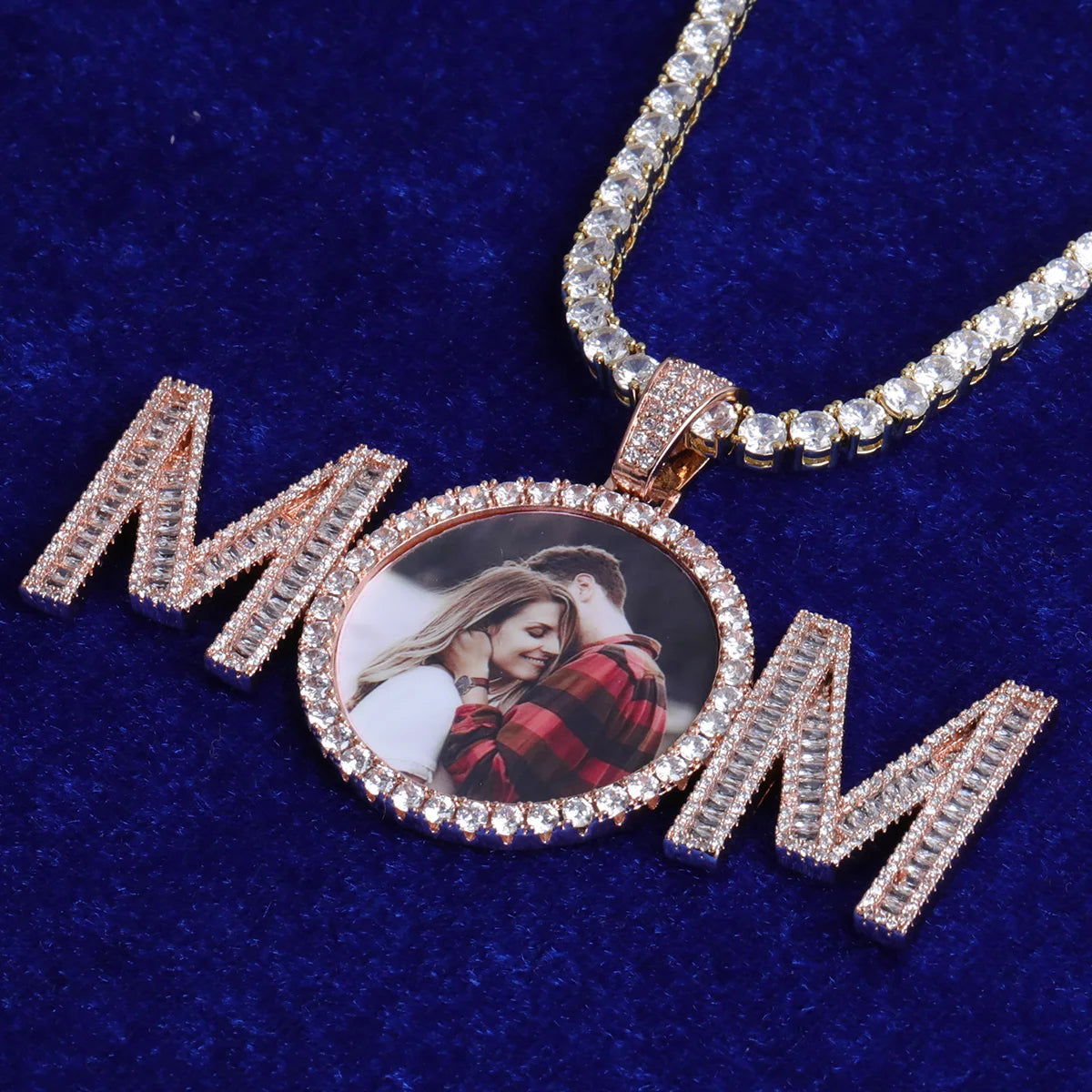 Bling "Mom" Custom Photo