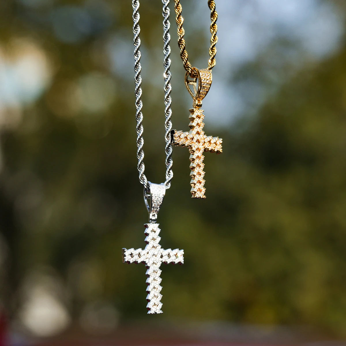 Bling "Cuban Cross" Pendant