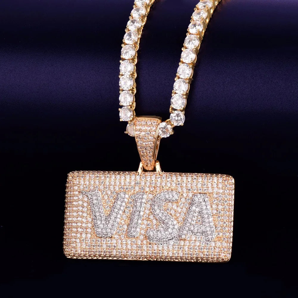 Bling "Visa" Pendant