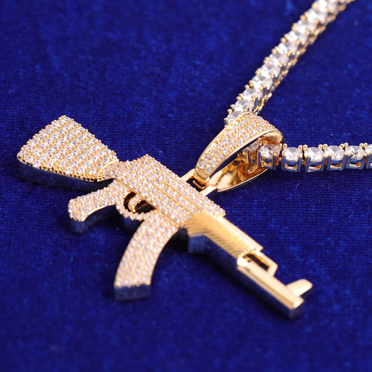 Bling "AK47" Pendant