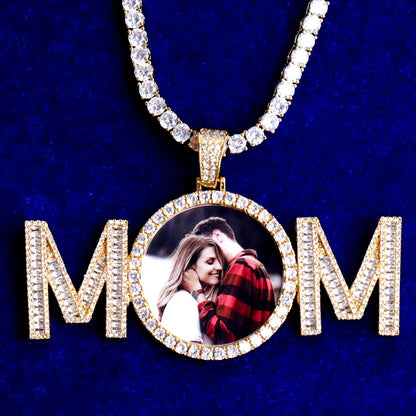 Bling "Mom" Custom Photo