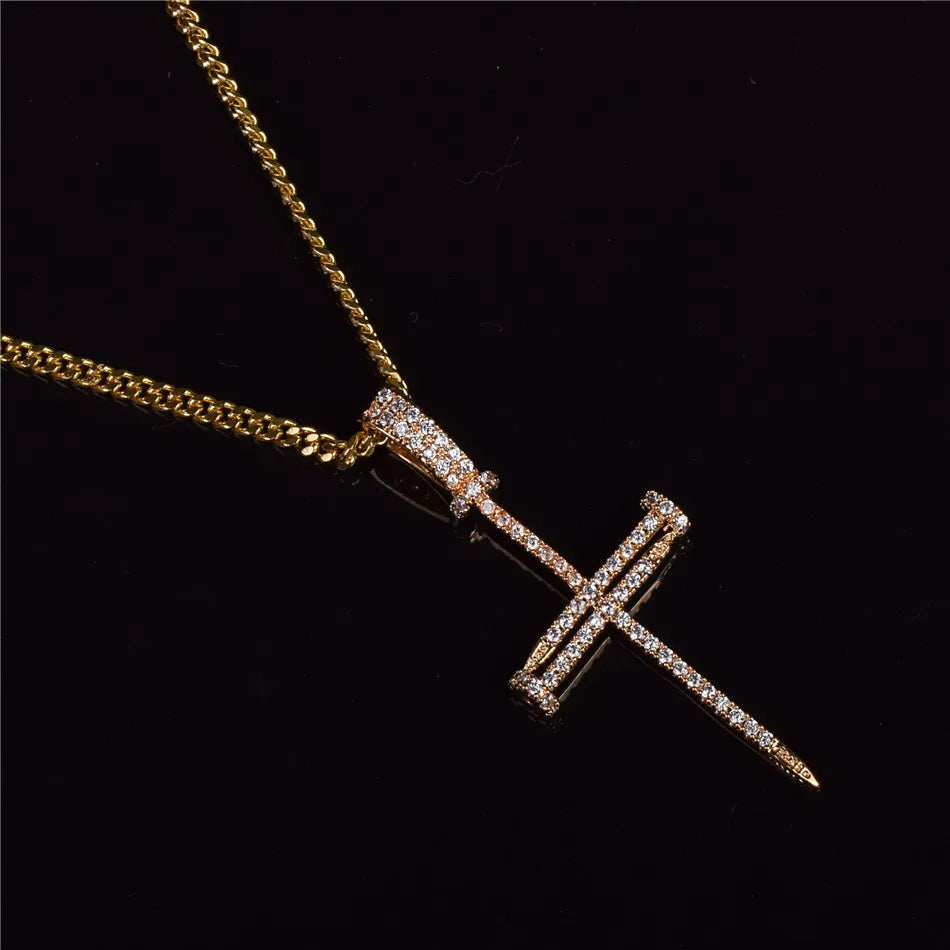 Bling "Cross" Pendant VIII