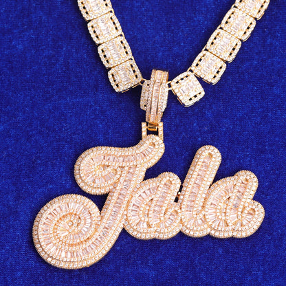 Bling "Baguettes" Custom Pendant III