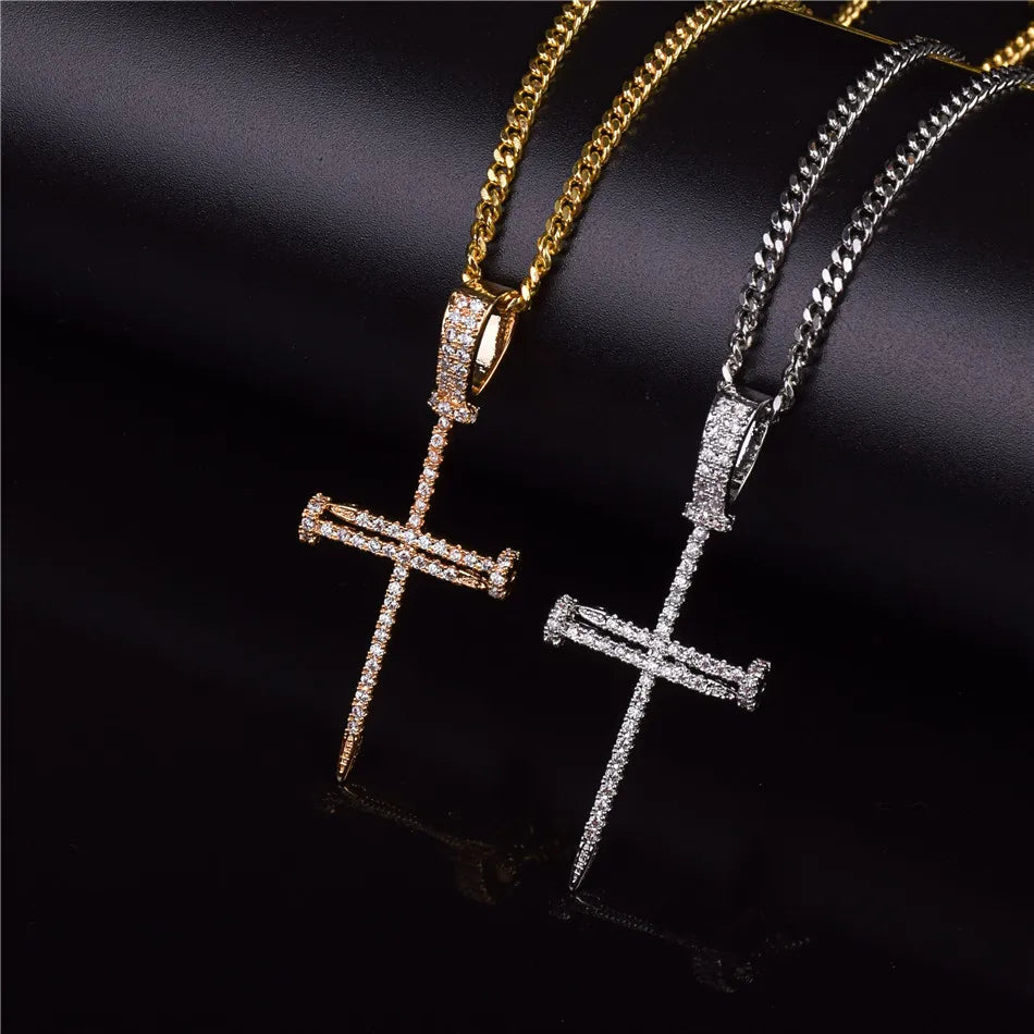 Bling "Cross" Pendant VIII