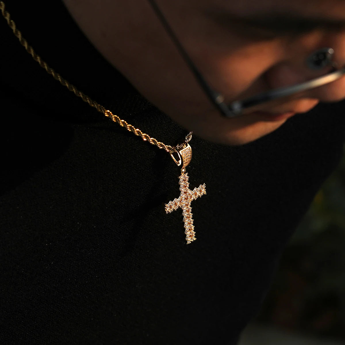 Bling "Cuban Cross" Pendant