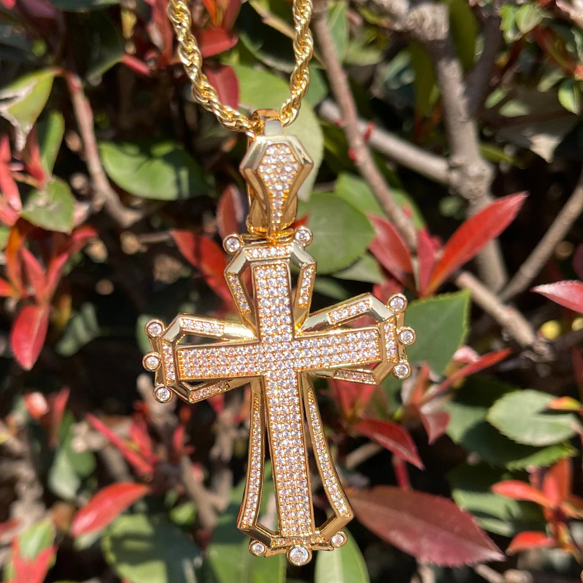 Bling "Cross" Pendant VII