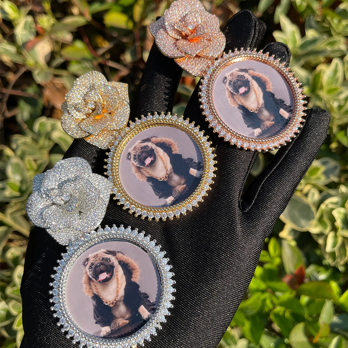 Bling "Flower" Custom Photo