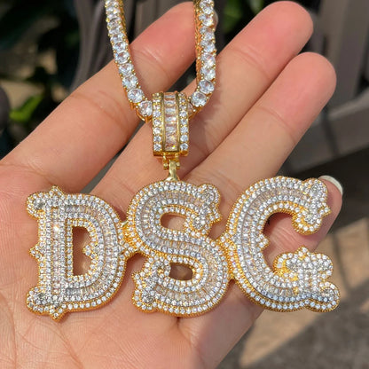 Bling "Trappin' Hard" Custom Pendant