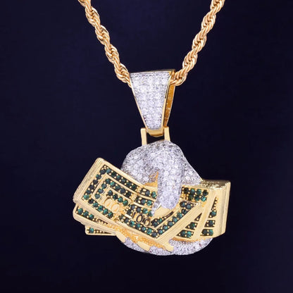 Bling "Handful of Cash" Pendant