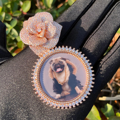 Bling "Flower" Custom Photo