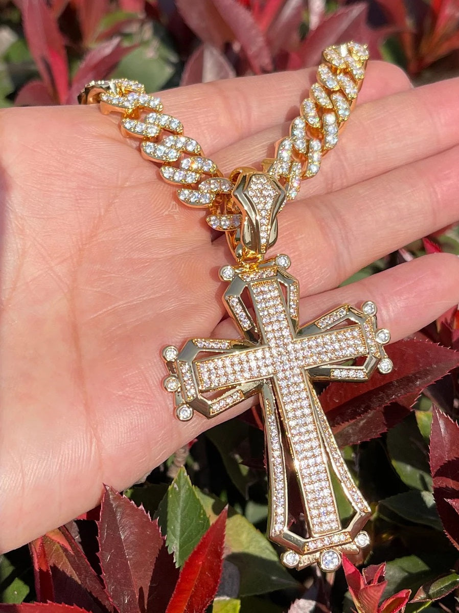 Bling "Cross VII" Pendant