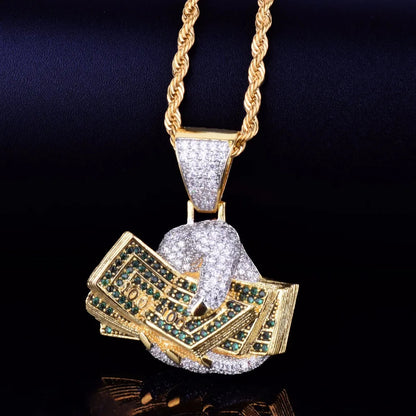 Bling "Handful of Cash" Pendant