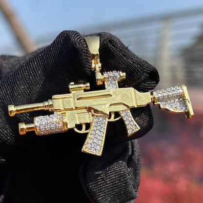 Bling "Assault Rifle" Pendant