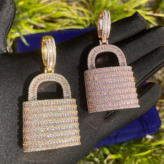 Bling "Lock" Pendant