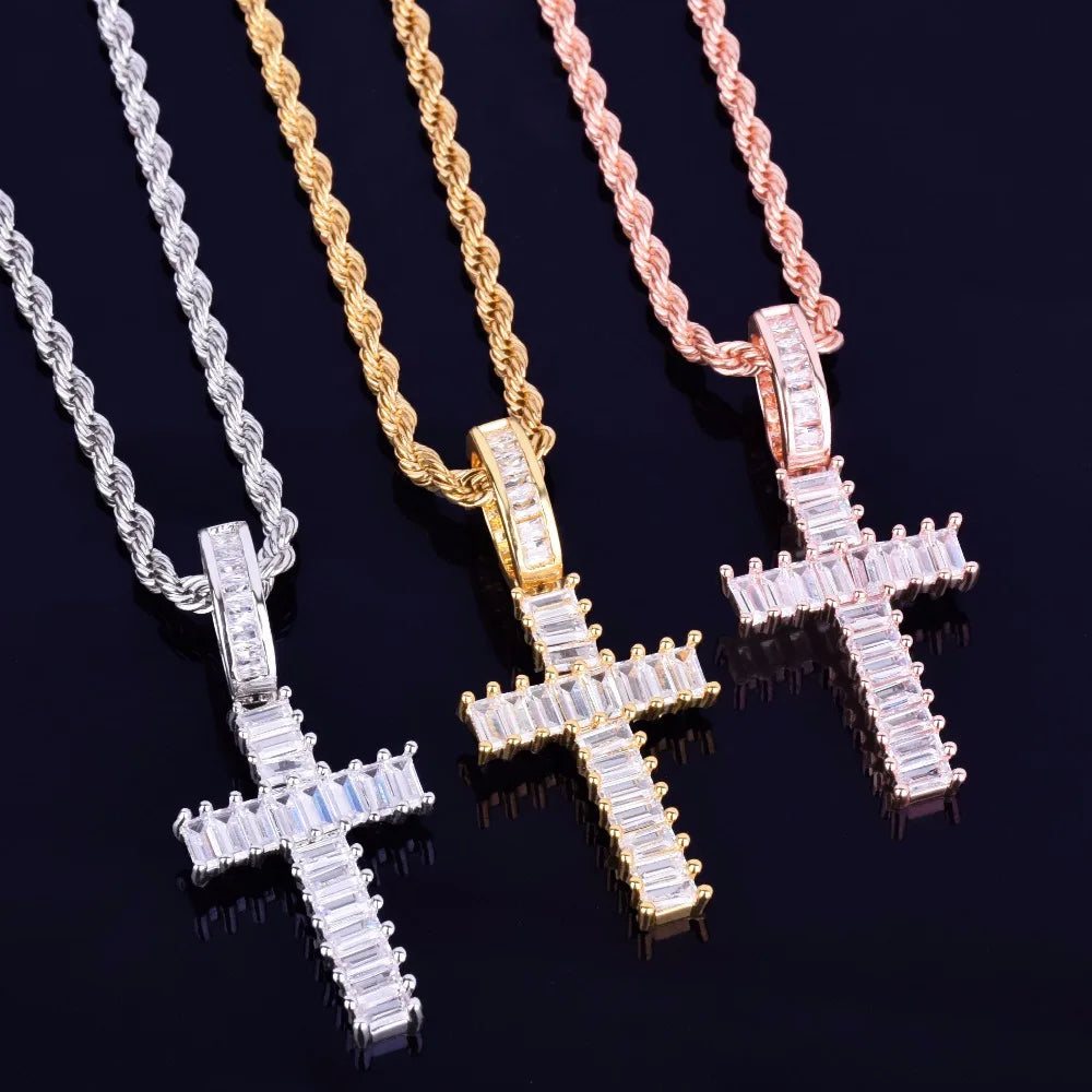 Bling "Cross X" Pendant