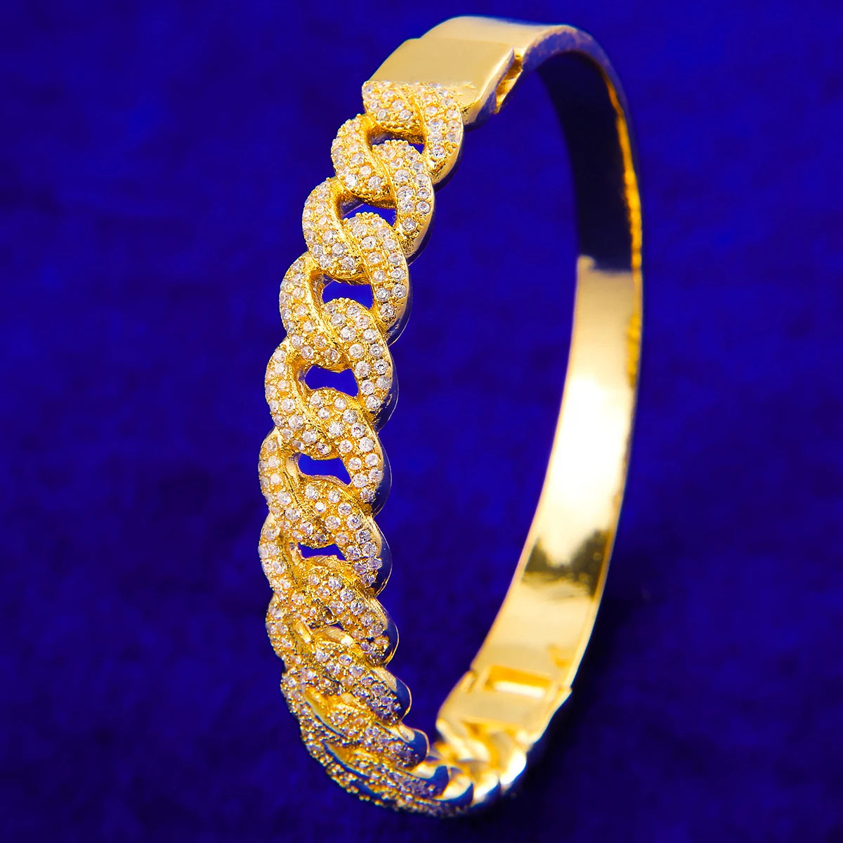 Bling "Bangle" Cuban Bracelet