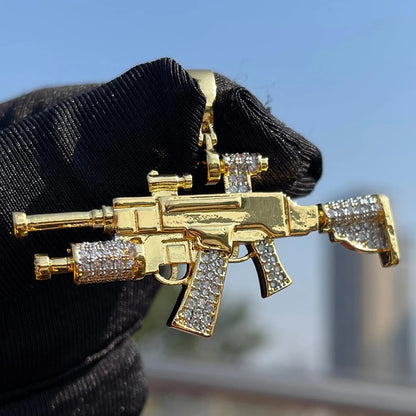 Bling "Assault Rifle" Pendant