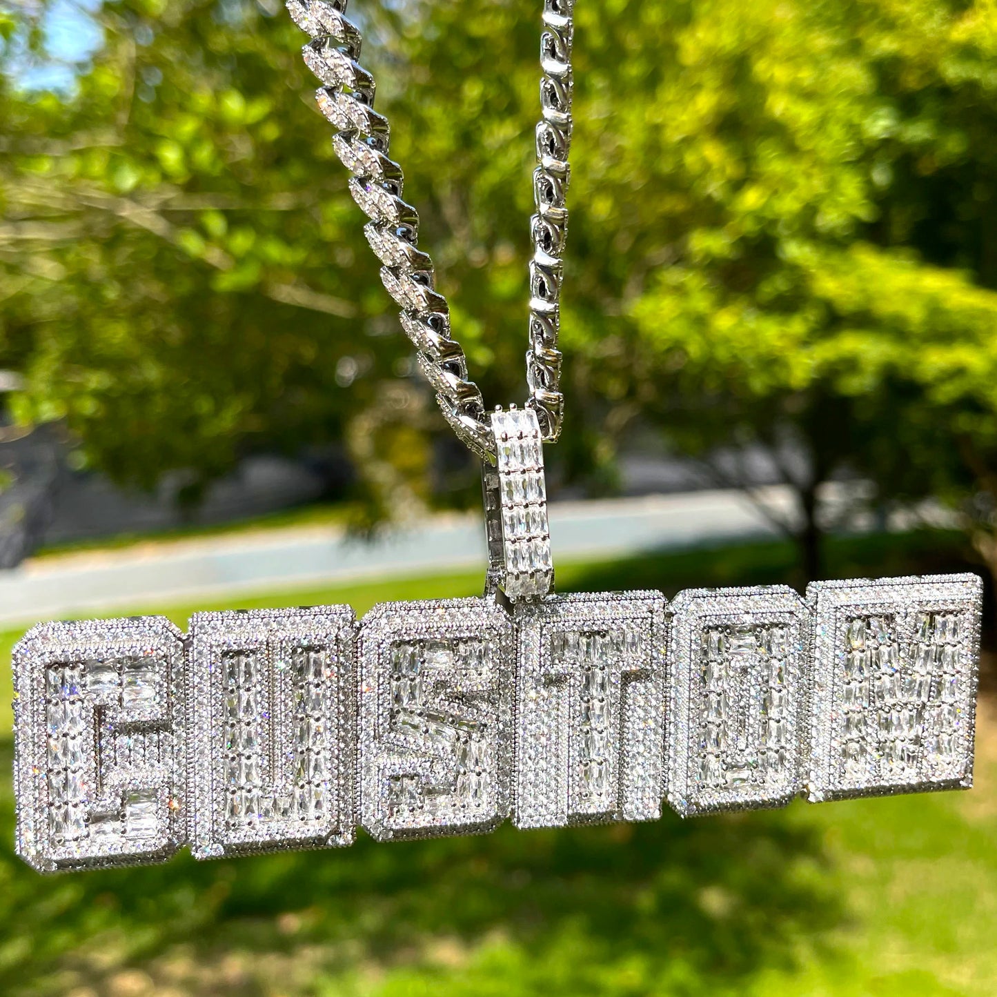 Bling "Baguettes" Custom Pendant II