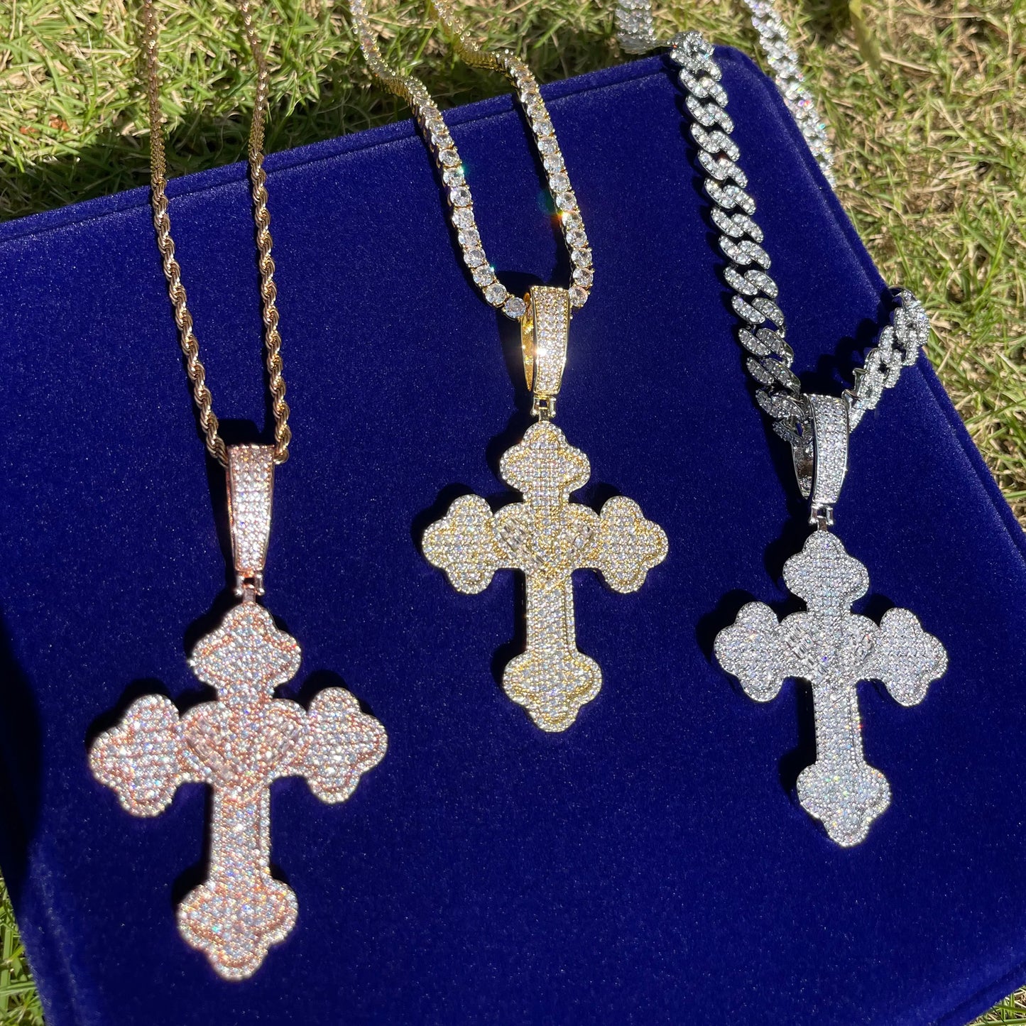 Bling "Cross" Pendant XX