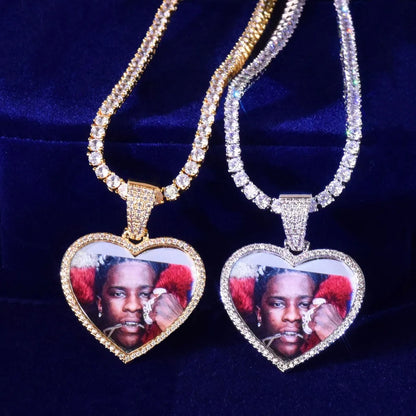 Bling "Heart" Custom Photo II