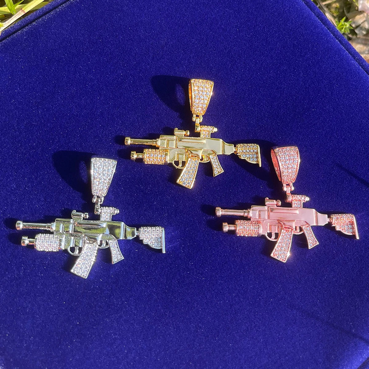 Bling "Assault Rifle" Pendant