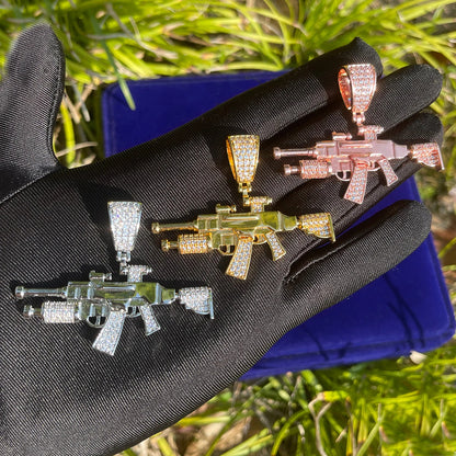 Bling "Assault Rifle" Pendant