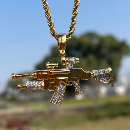 Bling "Assault Rifle" Pendant