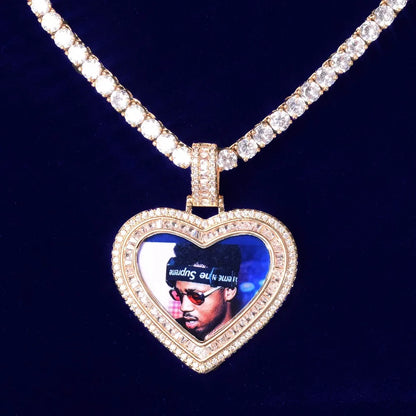 Bling "Heart" Custom Photo