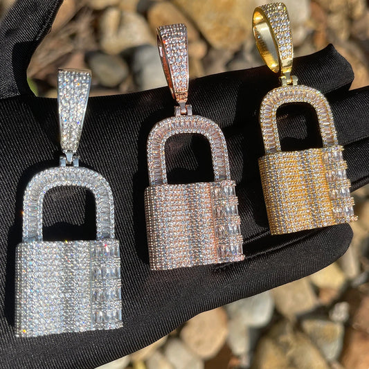 Bling "Lock" Pendant II