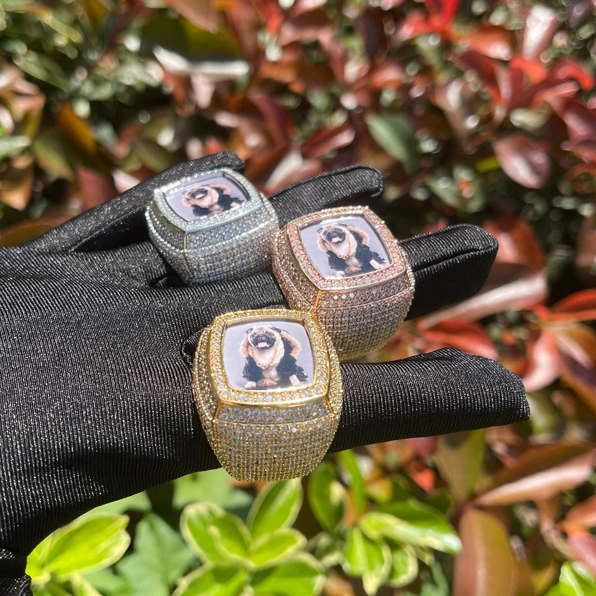 Custom "Baguette" Photo Ring