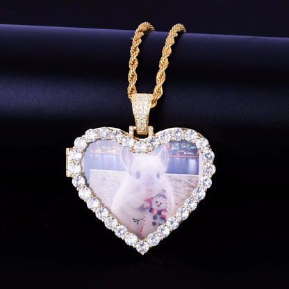 Bling "Heart" Custom Photo VI