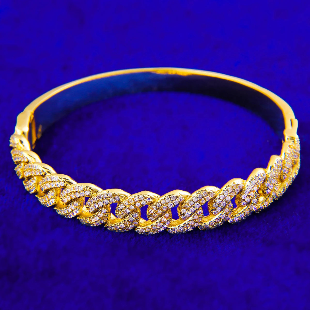 Bling "Bangle" Cuban Bracelet