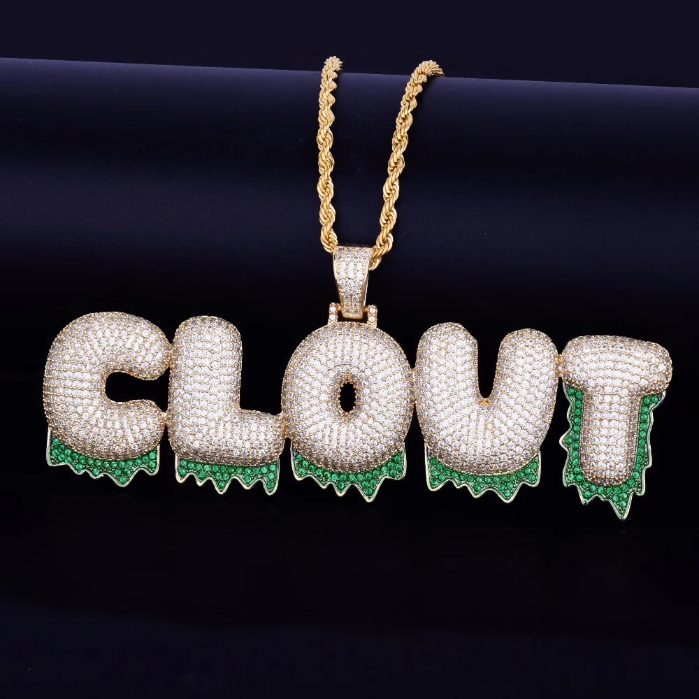 Bling "Clout" Custom Pendant