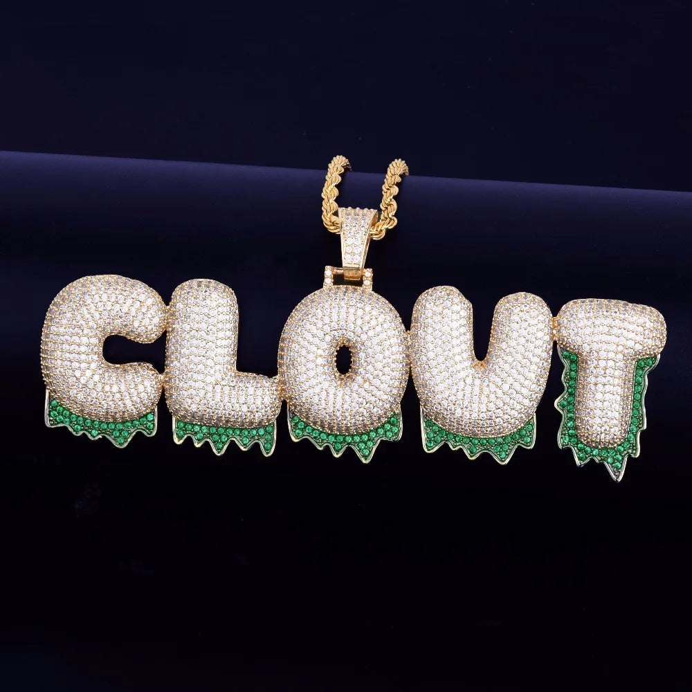 Bling "Clout" Custom Pendant