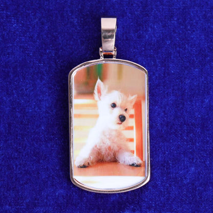 Bling "Dog Tag" Custom Photo