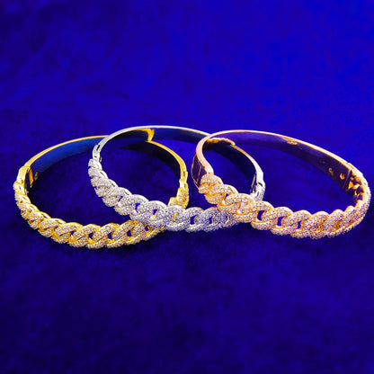 Bling "Bangle" Cuban Bracelet