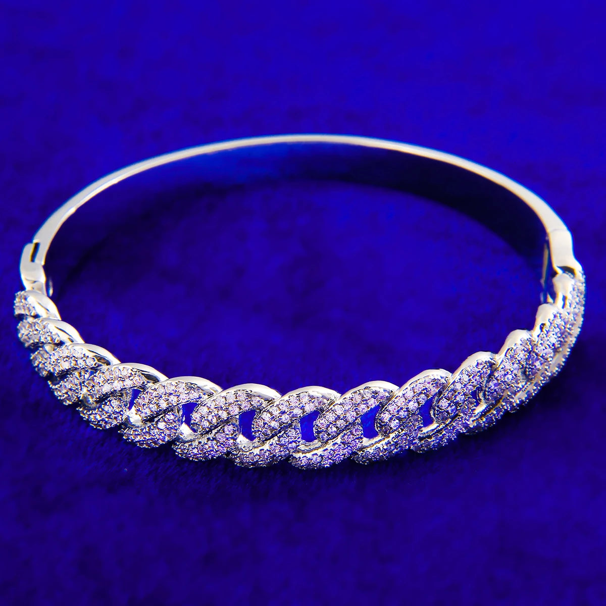 Bling "Bangle" Cuban Bracelet