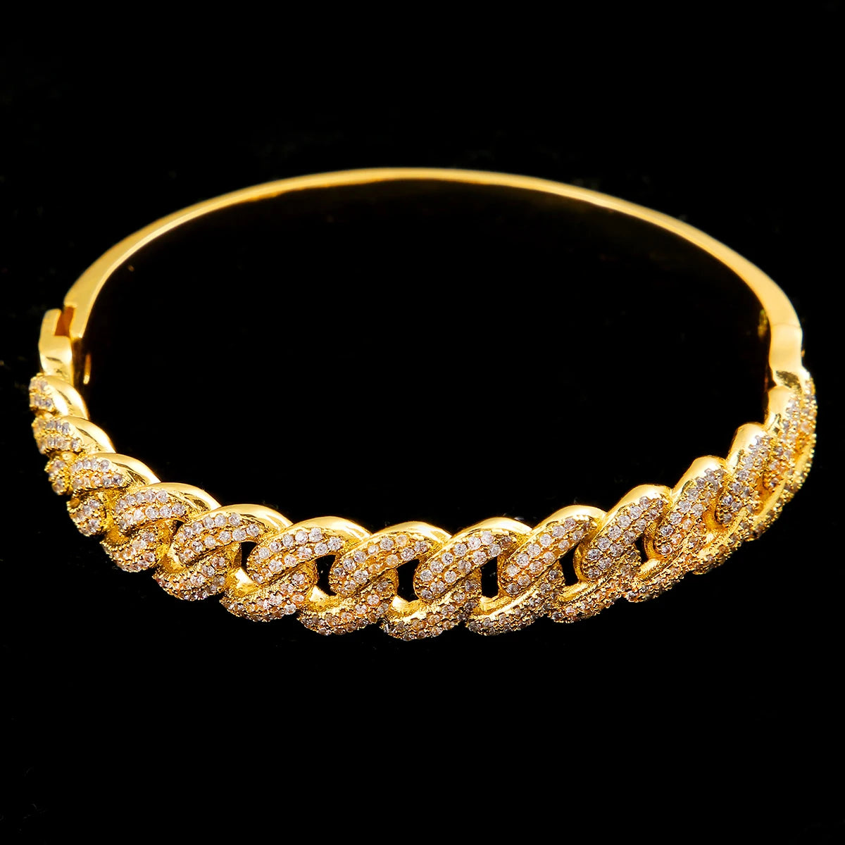 Bling "Bangle" Cuban Bracelet