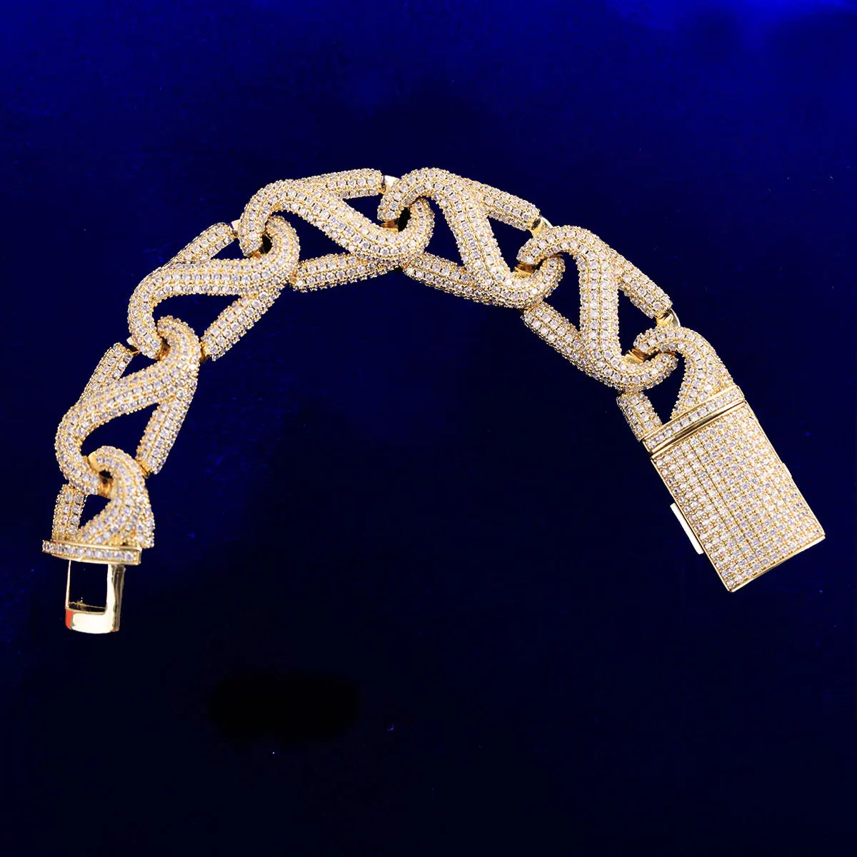 Bling "Snake Link" Bracelet