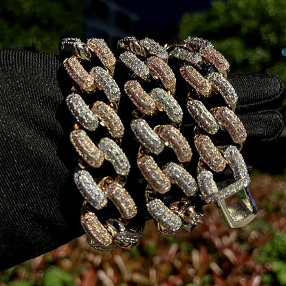 Bling 20mm "Big Baller" Two Tone Cuban Chain