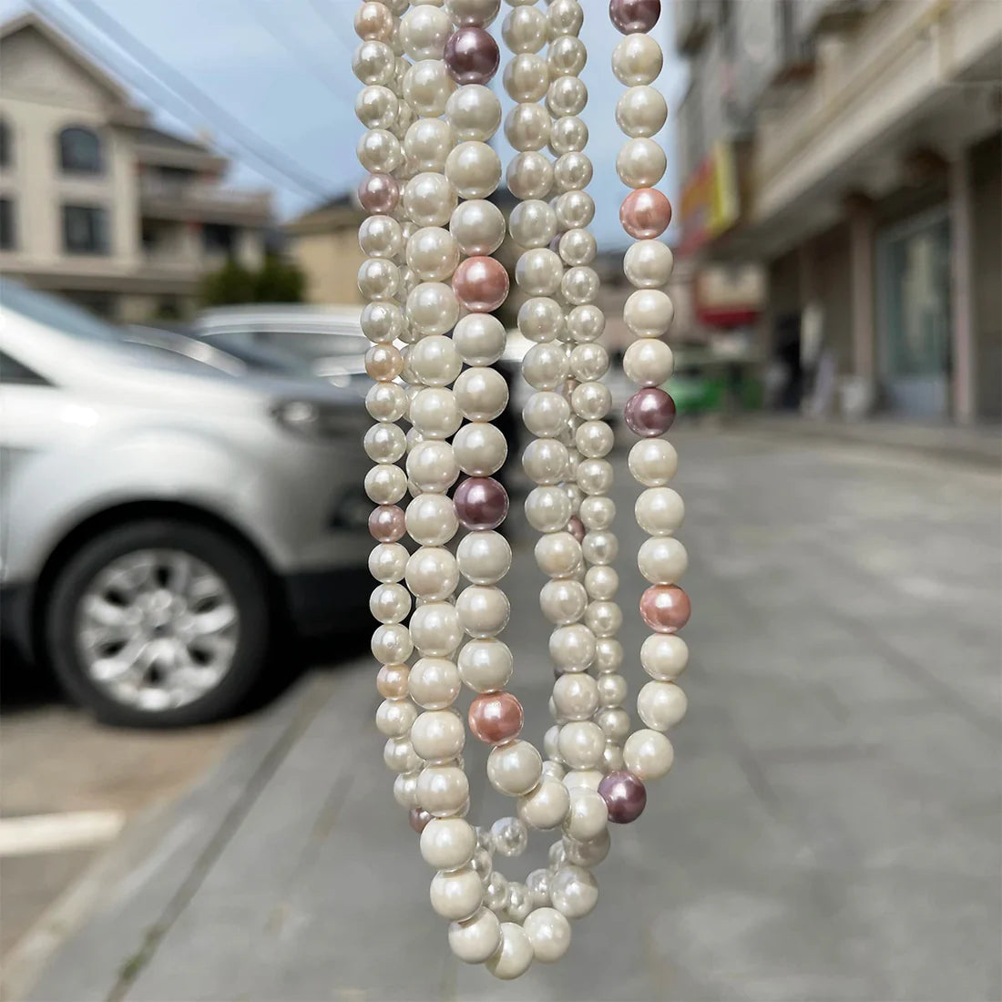 Bling "White Pearl" Chain