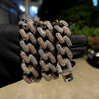 Bling 20mm "Big Baller" Two Tone Cuban Chain