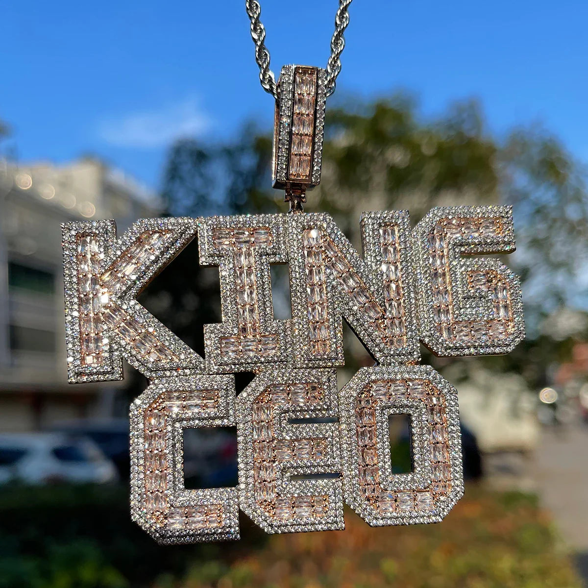 Bling "Boss Up" Custom Pendant